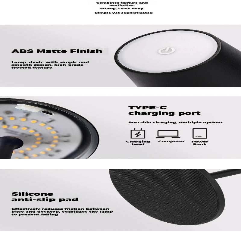 Vintage Aura Touch Lamp