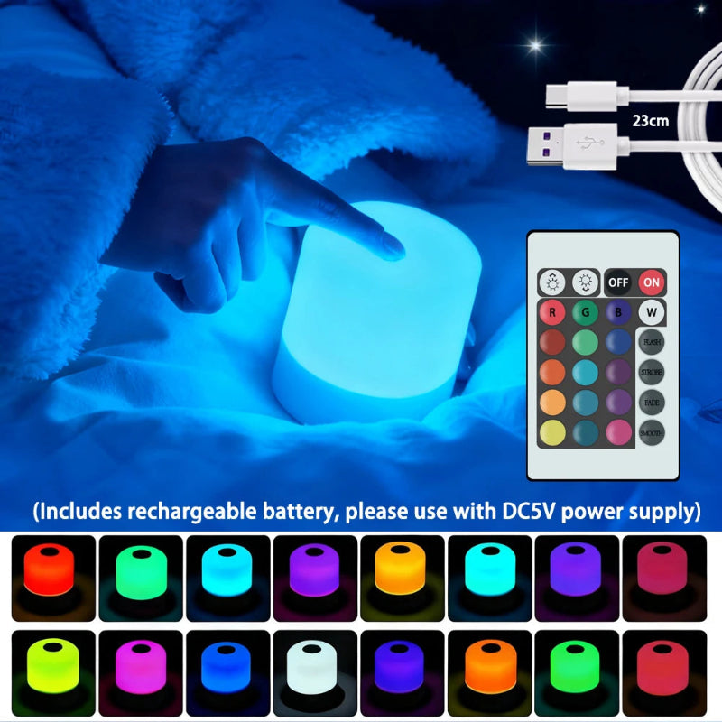 AuraGlow Touch RGB Night Lamp