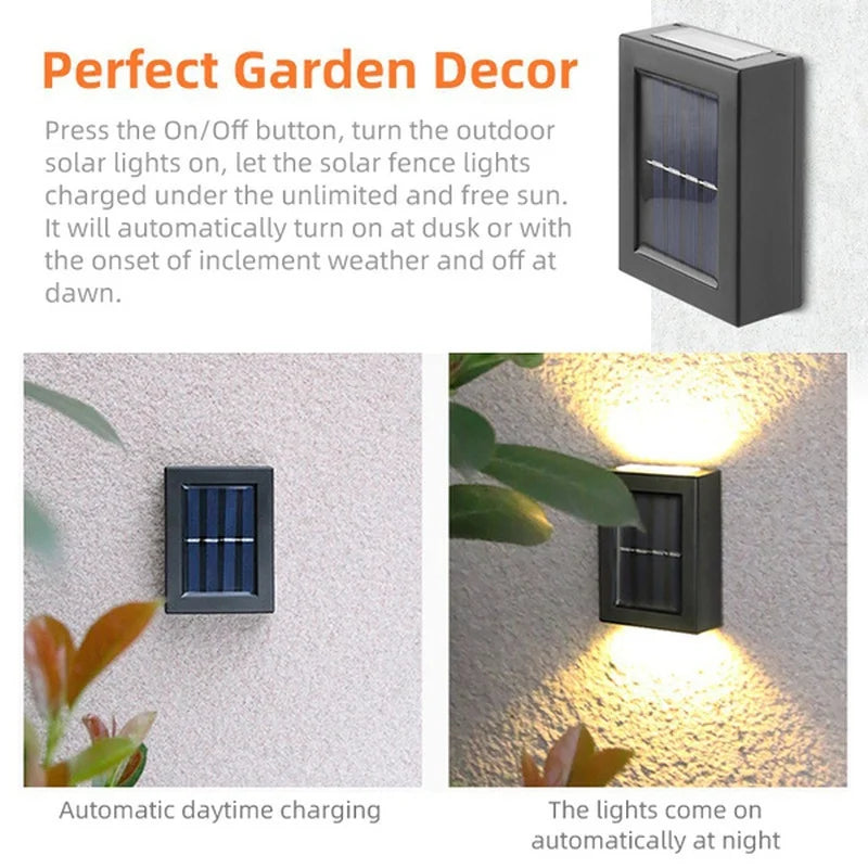 Solar Up & Down Wall Light