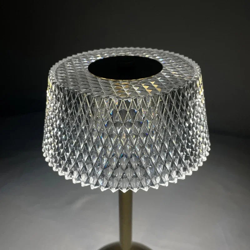 LumiCrystal Touch Table Lamp
