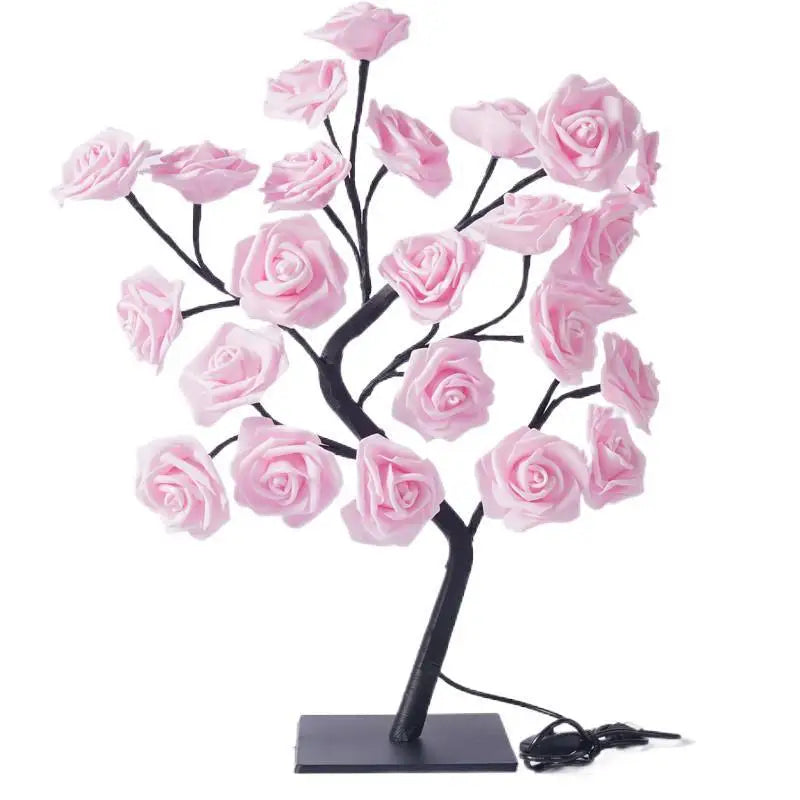 RoséGlow LED Rose Tree Lamp