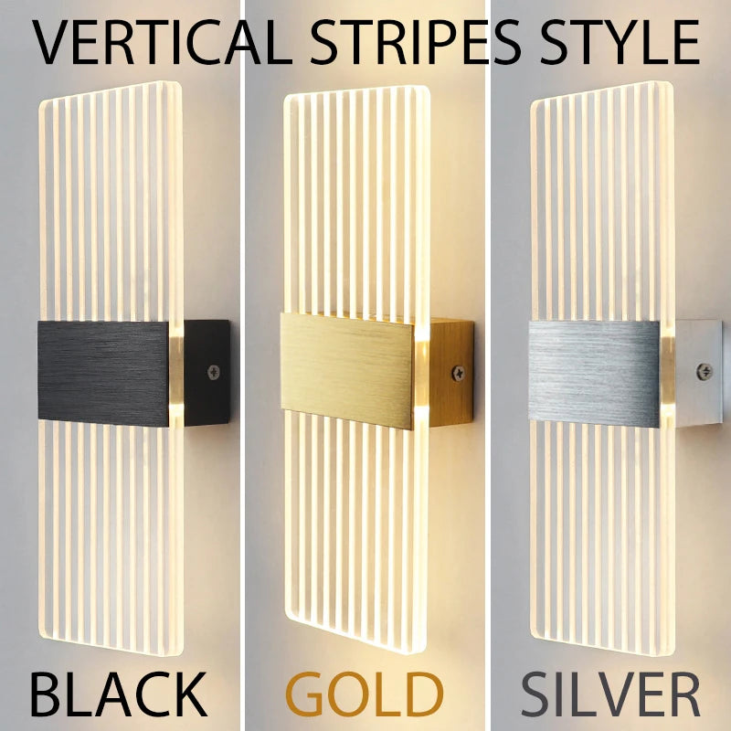 Acrylic Wall Light – Modern LED Wall Lamp for Home Décor