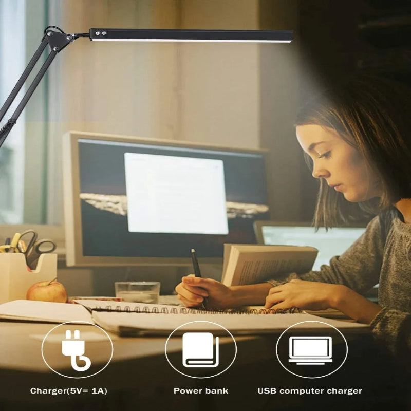 FlexiClamp LED Desk Lamp