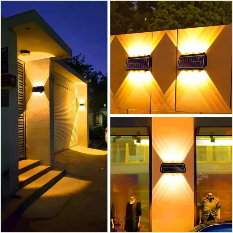 Solar Up & Down LED Wall Light