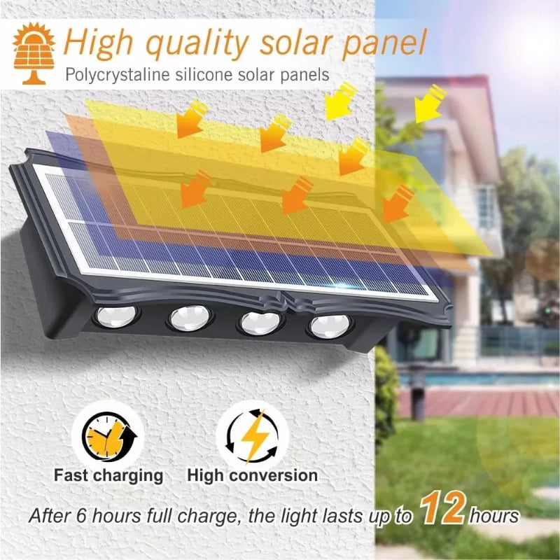 Solar Up & Down LED Wall Light