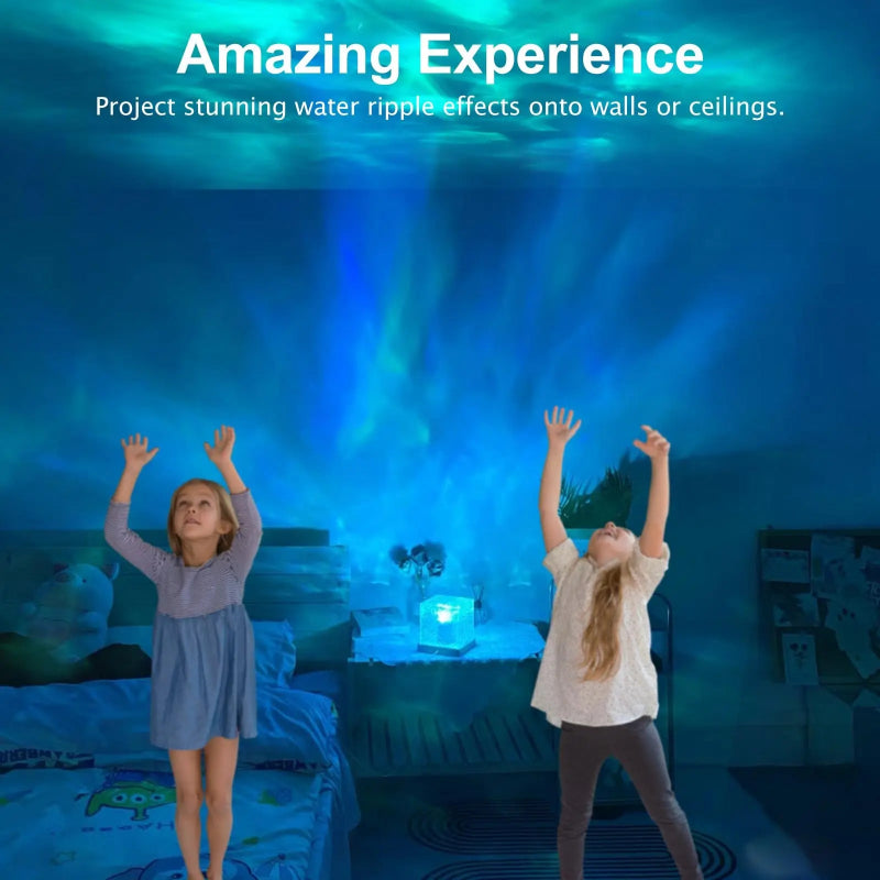 CrystalWave Aurora Cube Lamp