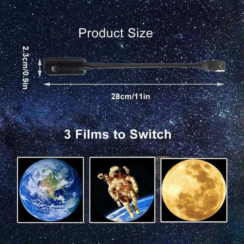 CosmoLuxe Moon & Earth Projector