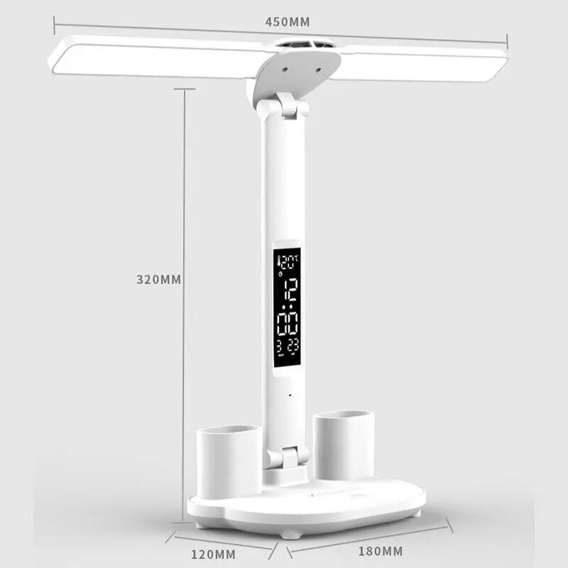 LumiChrono Dual Desk Lamp