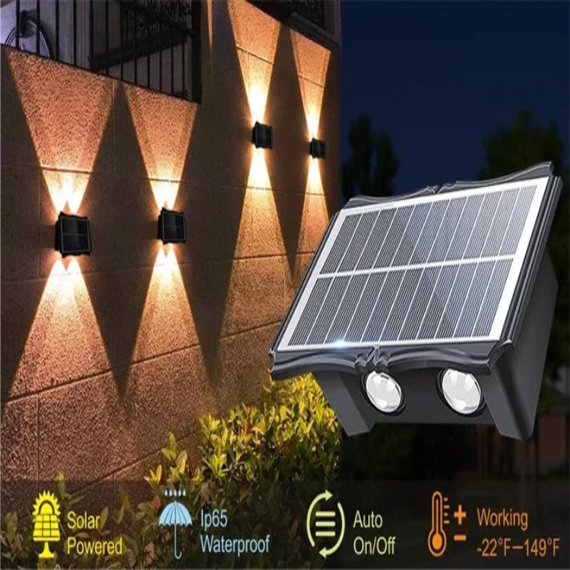 Solar Up & Down LED Wall Light