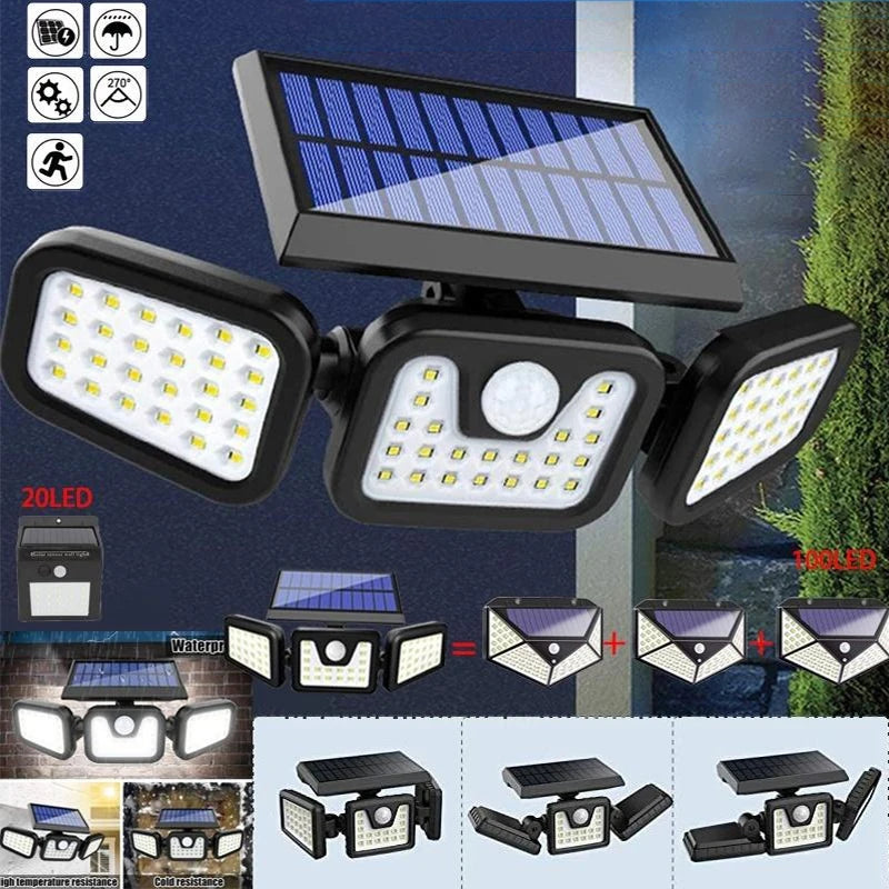 Solar Motion Sensor Wall Light