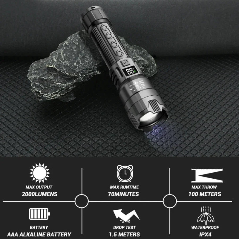 ApexBeam 2000 Tactical Flashlight
