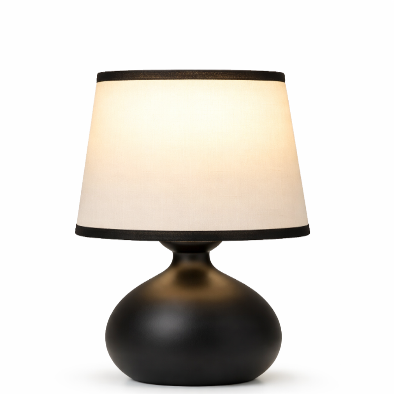 LumiAura Linen Table Lamp