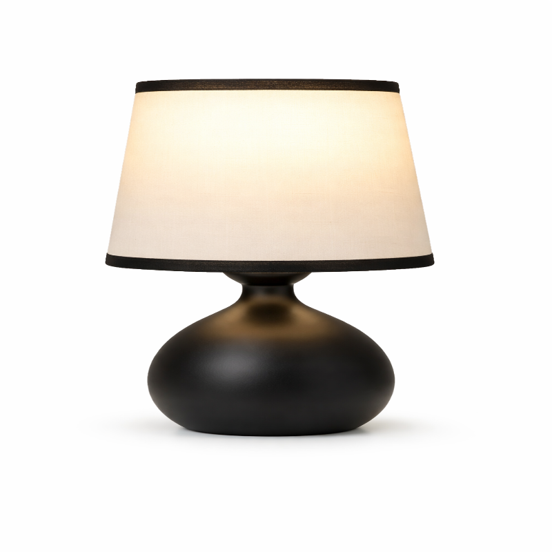 LumiAura Linen Table Lamp