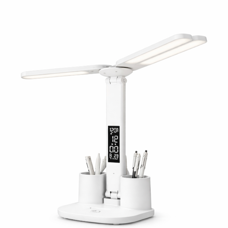 LumiChrono Dual Desk Lamp