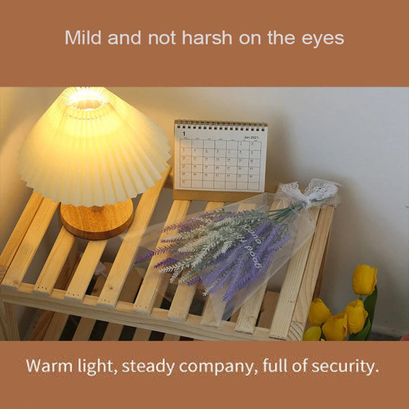 Veloura™ Pleated Aura Lamp