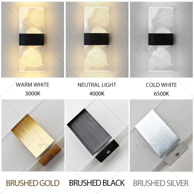 Acrylic Wall Light – Modern LED Wall Lamp for Home Décor