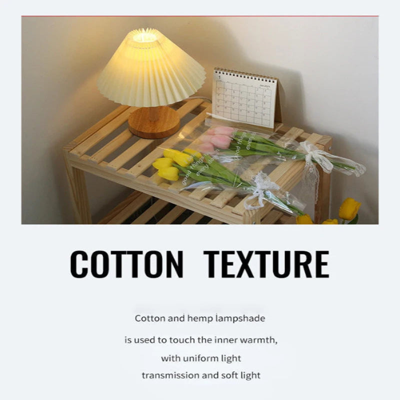 Veloura™ Pleated Aura Lamp