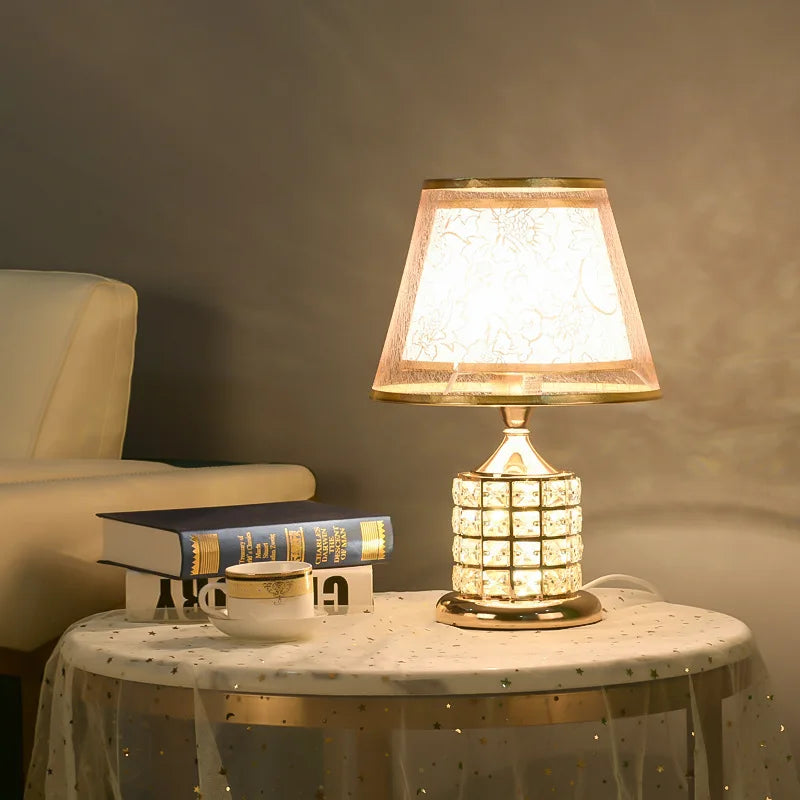 Ivory Cube Touch Lamp