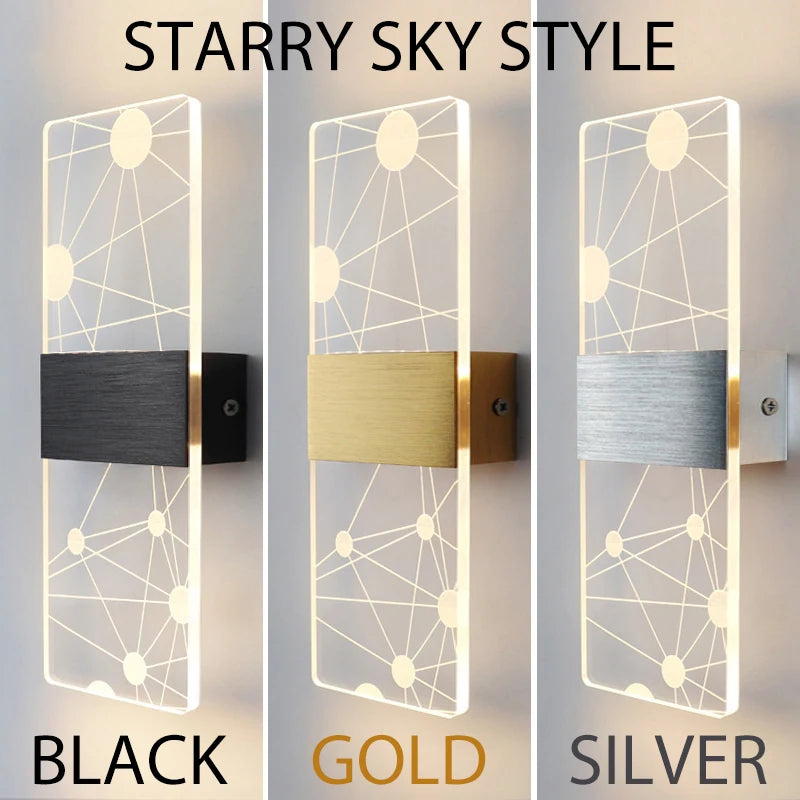 Acrylic Wall Light – Modern LED Wall Lamp for Home Décor