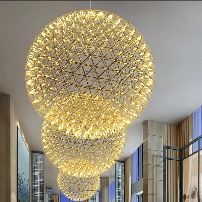 Spark Chandelier – Firework-Inspired LED Ceiling Light