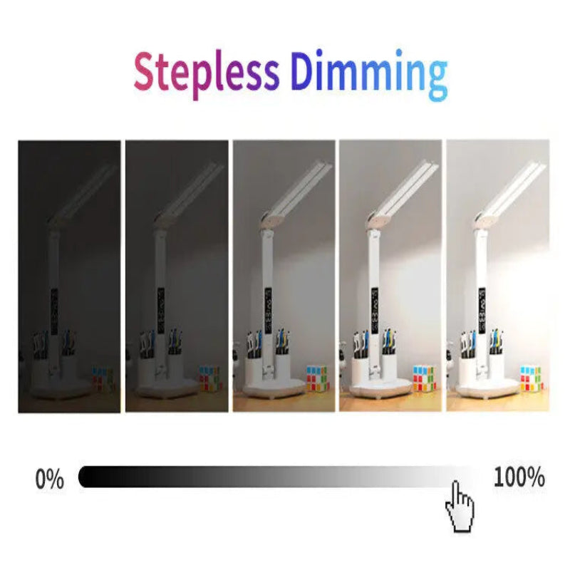 LumiChrono Dual Desk Lamp