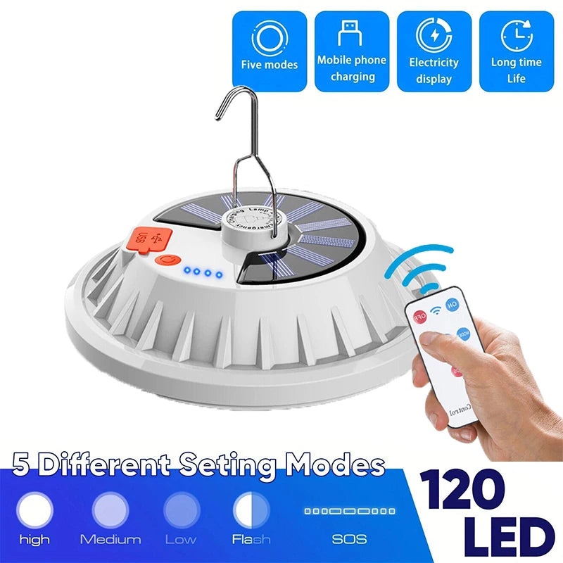 LumiTorch Pro Solar Camping Lantern