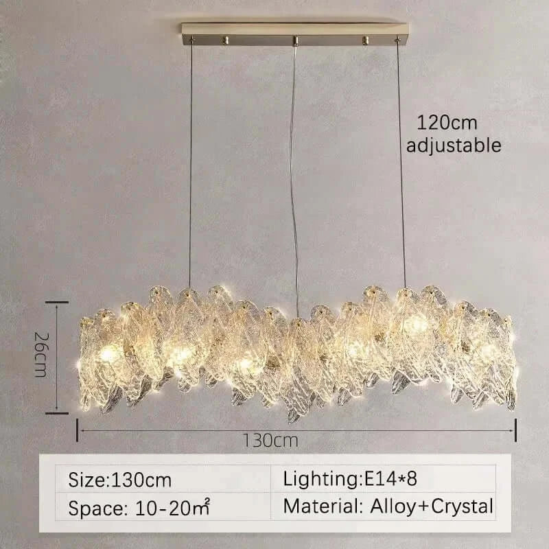 crystal pendant chandelier