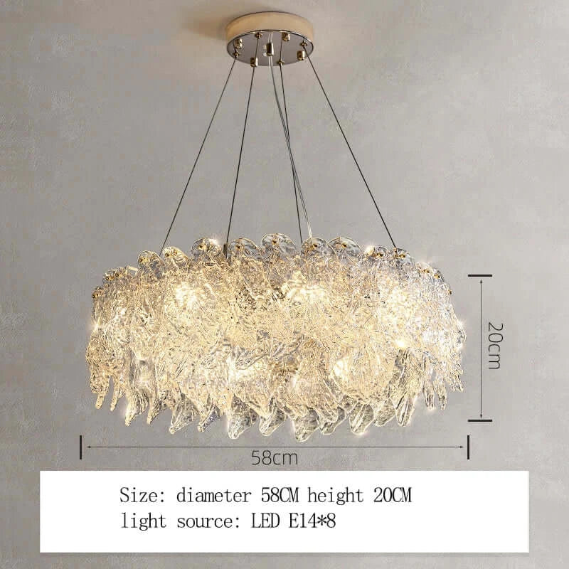 crystal pendant chandelier