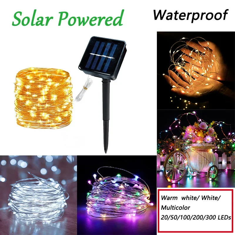 Solar LED Fairy String Light