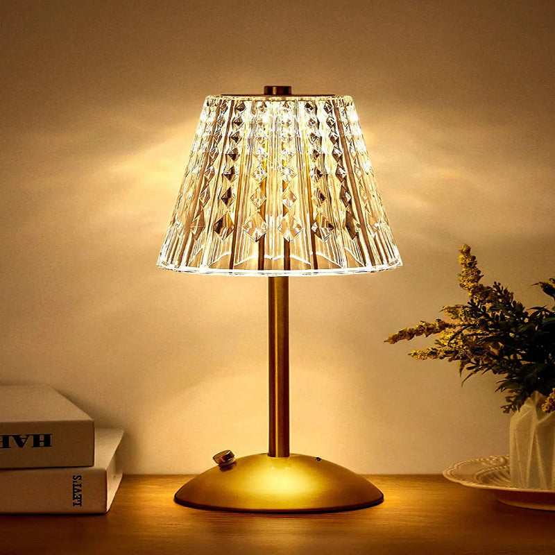 Crystal Aura Touch Lamp