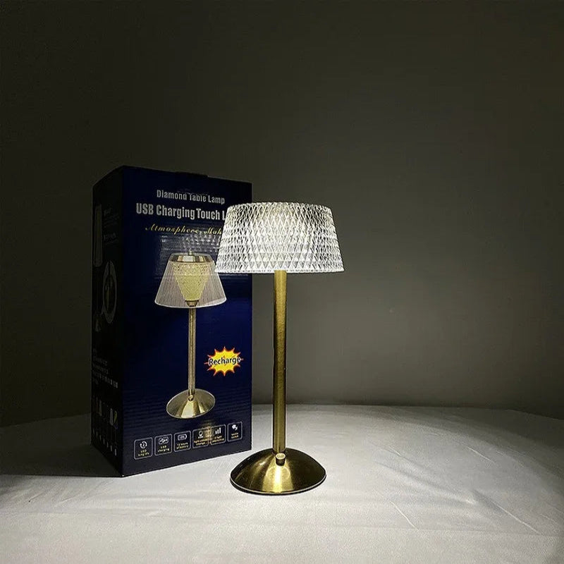 LumiCrystal Touch Table Lamp
