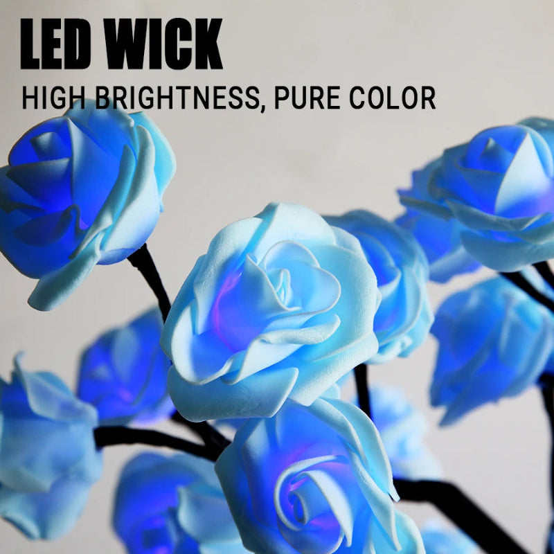 RoséGlow LED Rose Tree Lamp