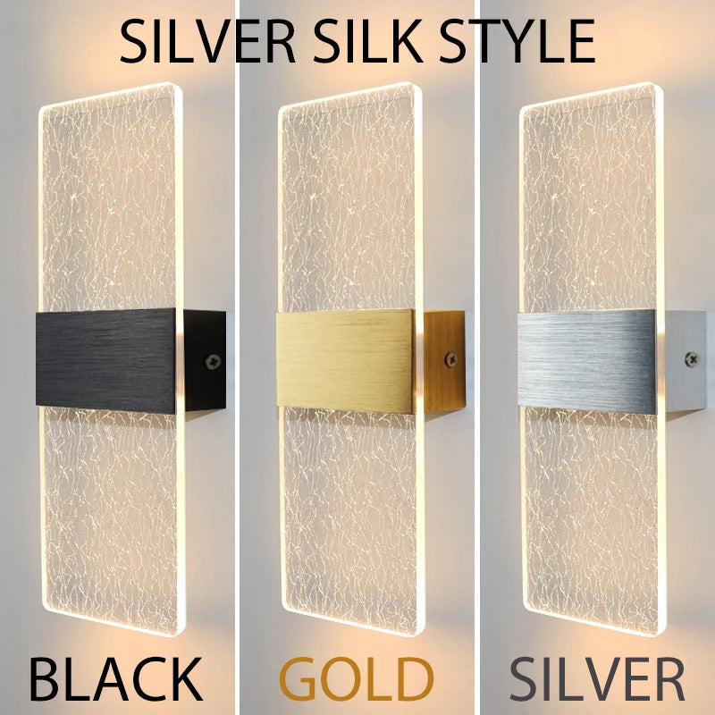 Acrylic Wall Light – Modern LED Wall Lamp for Home Décor