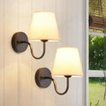 Modern Smart Fabric Wall Light with Stylish Shade