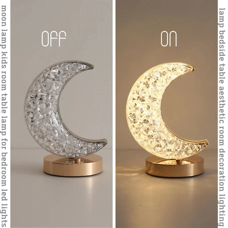Touch Night Light – Modern Touch-Sensitive Star & Moon Lamp