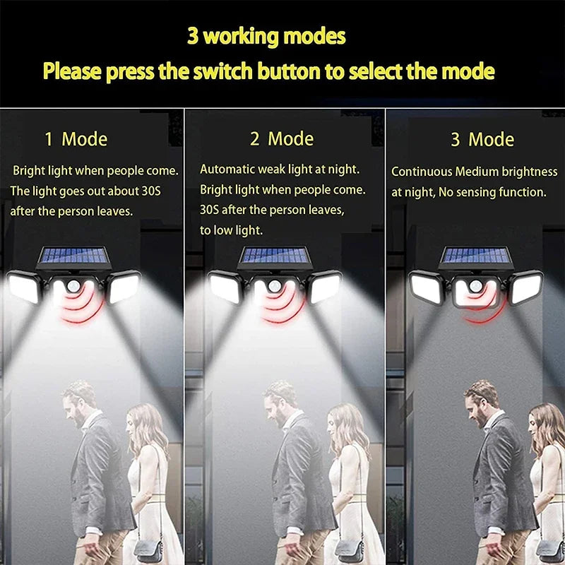 Solar Motion Sensor Wall Light