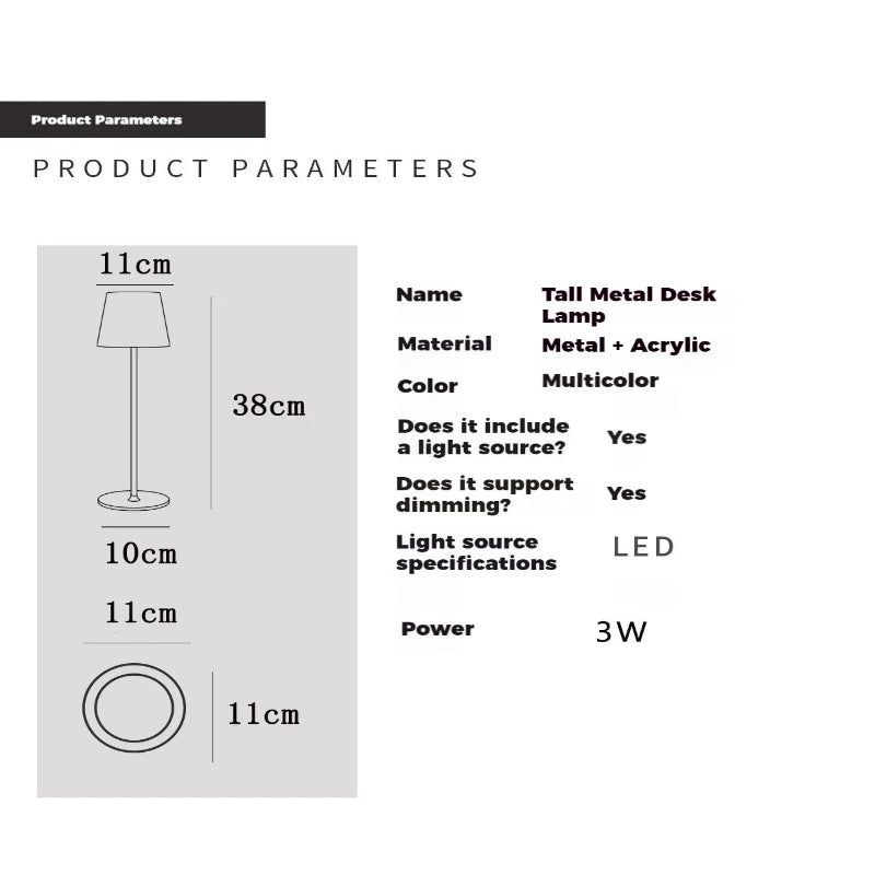 Vintage Aura Touch Lamp