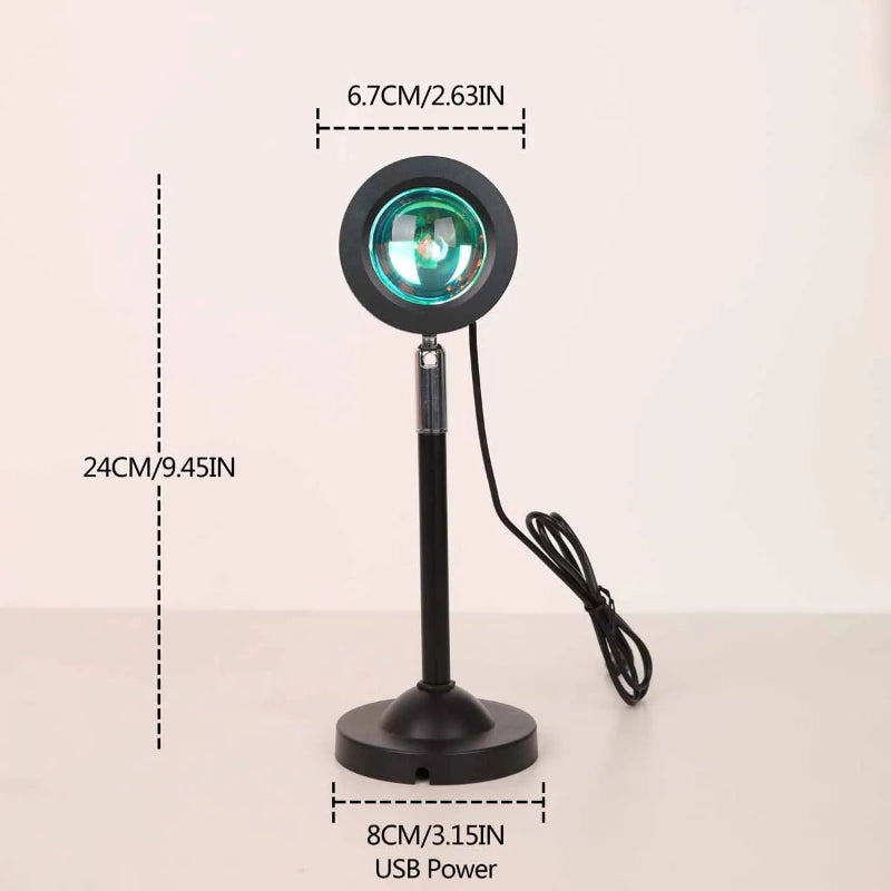 Solar Aura Projection Lamp