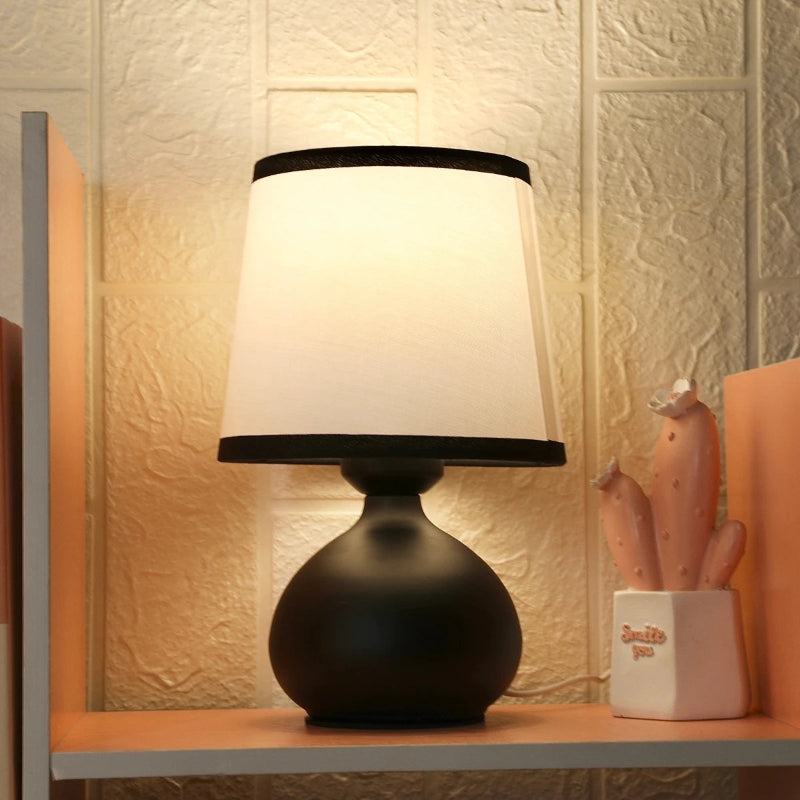 LumiAura Linen Table Lamp