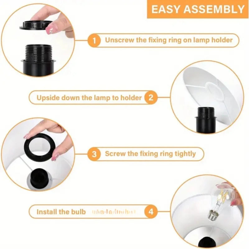 LumiAura Linen Table Lamp