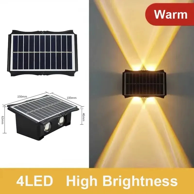 Solar Up & Down LED Wall Light