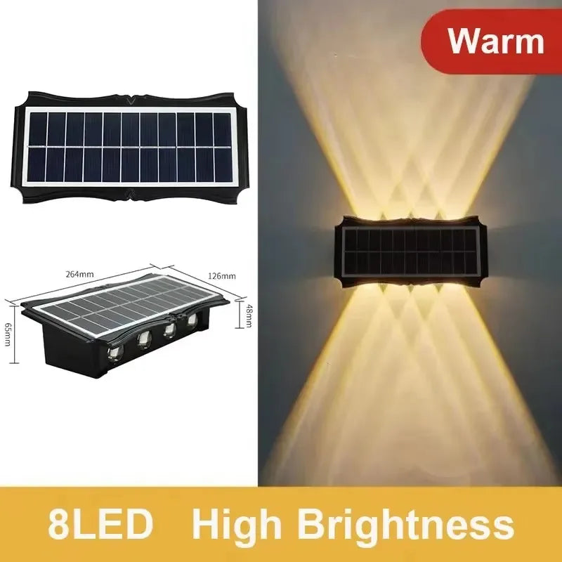 Solar Up & Down LED Wall Light