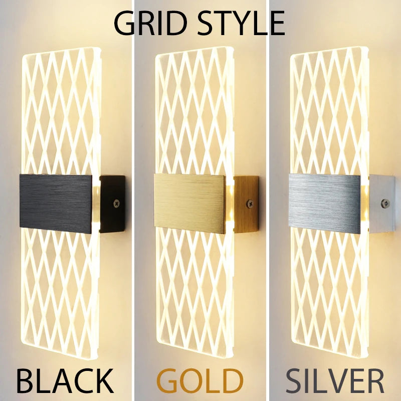 Acrylic Wall Light – Modern LED Wall Lamp for Home Décor