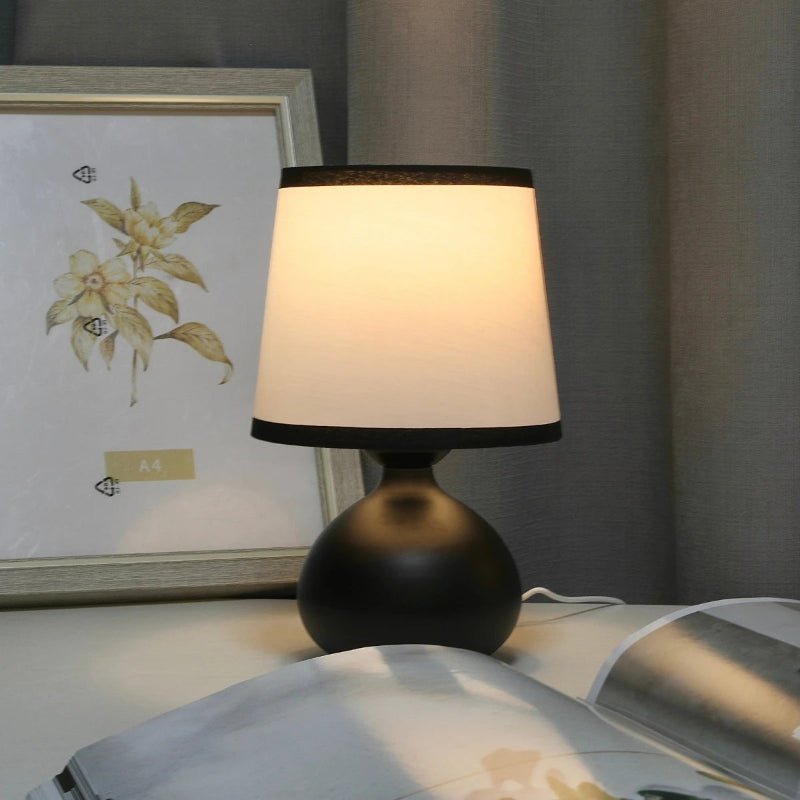 LumiAura Linen Table Lamp