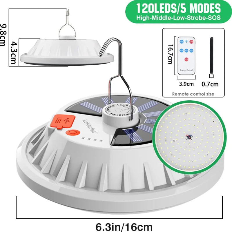LumiTorch Pro Solar Camping Lantern