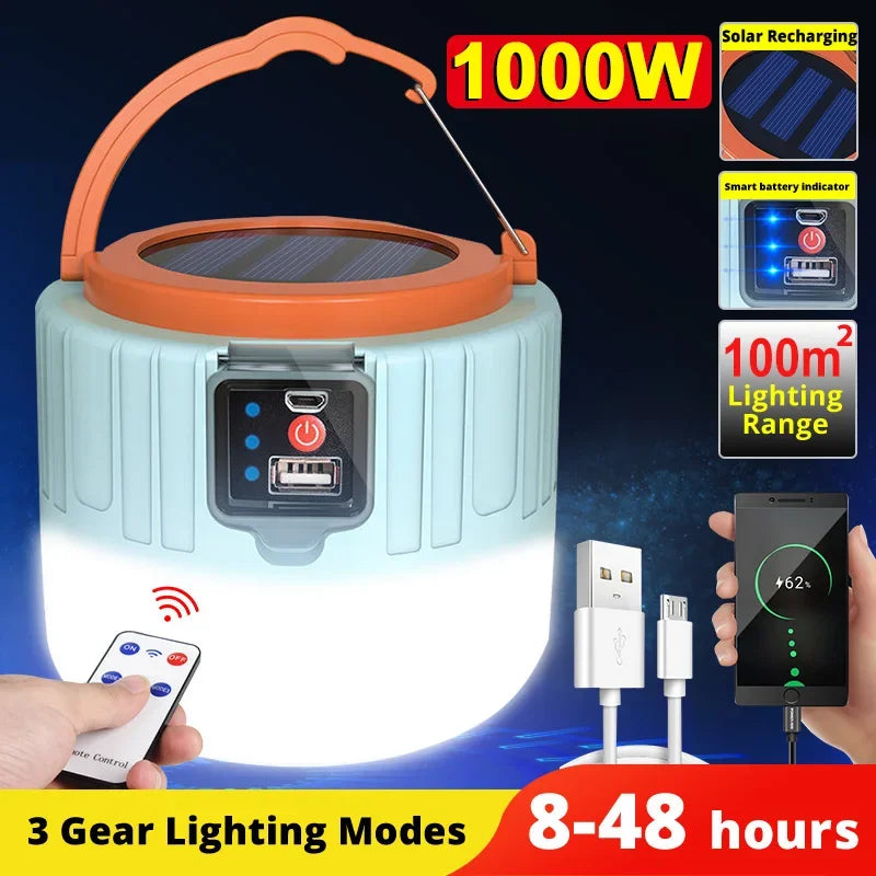 LumiTorch Pro Solar Camping Lantern