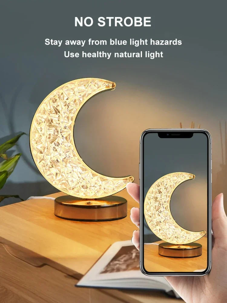 Touch Night Light – Modern Touch-Sensitive Star & Moon Lamp