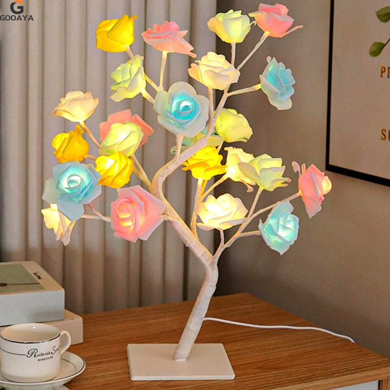RoseLeaf Fairy Table Lamp