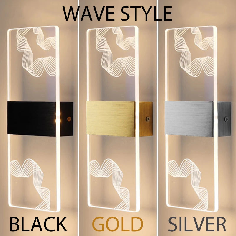 Acrylic Wall Light – Modern LED Wall Lamp for Home Décor