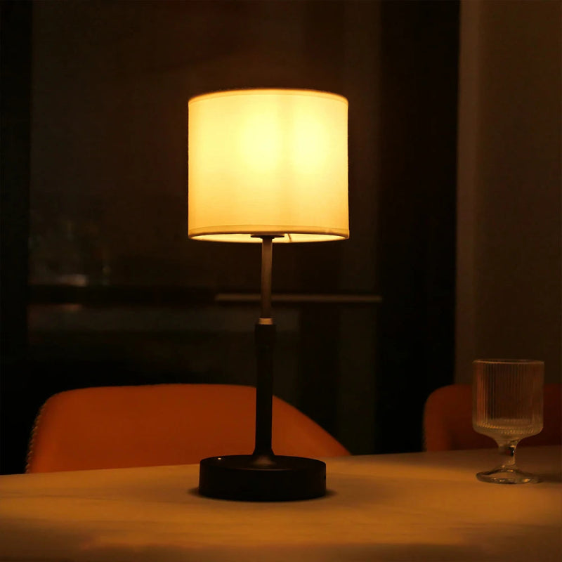 Noir Linen Touch Lamp